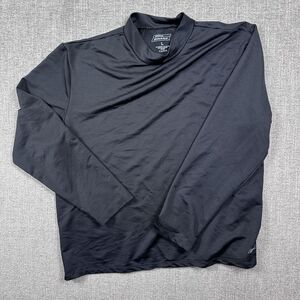 4/$20 Dickies Mens Base Layer Shirt Large Black Stretch T-Shirt Long Sleeve
